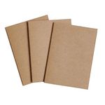 WANDERINGS Traveler's Pocket Notebook Refill Inserts - 5 x 3.5 Inches (12.5 x 9 Cm) B7 - Dot Paper - Set of 3 - Passport Journal Size - for Small Refillable Travel Journals Diaries and Notebooks