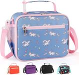 hombrima Insulated Lunch Box Bag, Kids Thermal Cool Bags with Adjustable Strap for Adults Children Women Men Boys Girls School Office Outdoor(Lpony)