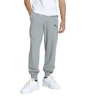 Puma Men's Regular Track Pants (684624_Medium Gray Heather-Cat