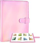 Ablus 128 Pockets Mini Photo Album for Fujifilm Instax Mini Camera, Polaroid Snap, Z2300, SocialMatic Instant Cameras & Zip Instant Printer (128 Pockets, Magic pink)