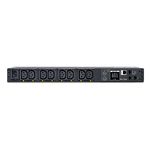 CyberPower PDU41004 Switched PDU, 100-240V/12A, (Derated to 12A UL /10A CE), 8 Outlets (C13), Input (C14) 10 ft. Cord, 1U Rackmount, 3 Year Warranty