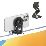 SODI Continuity Camera Mount for Desktop Monitor & iMac, Detachable iPhone Webcam Mount, Adjustable Magnetic Phone Stand for iPhone 15/14/13/12 and Mac OS Ventura