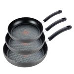 T-fal Ultimate Hard Anodized Nonstick 8-Inch, 10.25-Inch and 12-Inch Fry Pan Cookware Set