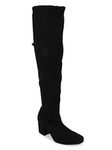 TRUFFLE COLLECTION Women's ST-1186 Black Suede Boots - UK 8