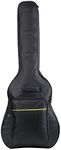 Hellery 36" Dual Adjustable Shoulder Strap Acoustic/Electric Guitar Case Bag Black