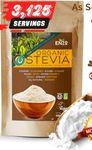 Organic Stevia Powder 125g (4.4oz / 3125-Servings) - Premium USDA Certified All Natural Alternative-Sweetener 320x Sugar Free Non-GMO 0 Calories Vegan No Aftertaste Kosher