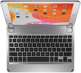 Brydge 10.2 Wireless Keyboard Compatible with iPad 9th, 8th & 7th Generation, Backlit Keys, Long Battery Life, Silver