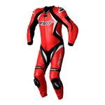 RST Tractech Evo 4 CE Mens Leather Suit - Red/Black 42