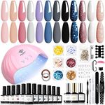 Modelones Gel Nail Kit - 12 Colors 