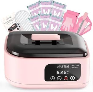 Wattne Paraffin Wax Machine for Hands & Feet – Paraffin Wax Warmer Moisturizing Kit with Auto-Timer & Precision Temperature Control, Paraffin Wax Bath for Arthritis, Dry Skin Care, Home Spa-Pink