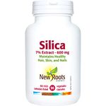 New Roots Herbal - Silica 7% Extract - 90 Capsules - 600mg per Capsule - Silica Supplement - Healthy Hair Nail and Skin Vitamins for Men and Women - Bone Health Supplement - Healthy Bones Health Vitamins