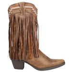 Roper Women's Fringes Work Boot, Brown, 8 D US