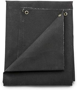 Lincoln Electric Heavy Duty/High Temperature Welding Blanket - 6’ x 6’ - 2012°F Temperature Rating - 67 oz. Mica-Coated Fiberglass Fabric - Black - K3254-1