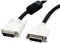 StarTech.com 2m DVI-D Dual Link Monitor Extension Cable M/F - DVI Male to Female Cable - DVI-D Extension Cable - 2 Meter - 2560x1600 (DVIDDMF2M), Black