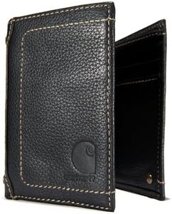 Carhartt Men's Trifold Wallet,Black,One Size