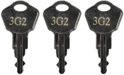 Niahm Sentry Safe Replacement Keys Model 1100-Codes 3A2 for Sentry Safe Key (Key 3G2)(3 Pcs)