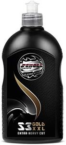 Scholl Concepts - Premium Polierpaste Auto S3 GOLD XXL Extra-Heavy-Cut 500g - Hochwertige Schleifpolitur zum Kratzer entfernen - Made in Germany