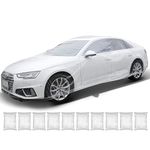 Bestauto Clear Plastic Car Cover 10pcs Disposable Car Covers, 22' x 12' Universal Plastic Car Cover, Waterproof Dust-Proof Full Cover, Outdoor Indoor Car Cover, Effective Protection, Universal Type