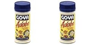 Value Bundle: Goya Seasoning Adobo Without Pepper Shaker Jar - All Purpose Spices and Seasonings - Pack of 2