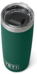 YETI Rambler 10 oz (295 ml) Tumbler (Black Forest Green) – Stainless Steel Coffee Travel Mug with MagSlider Lid (Not Leakproof) – Insulated Coffee Cup Keeps Drinks Hot or Cold – 5 Year Warranty