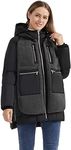 Orolay Womens Fleece Down Coat Thic