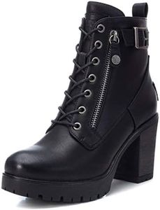 Refresh 72387, Botas Cortas al Tobillo Mujer, Negro, 40 EU