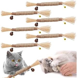 Bastoncini Da Masticare Per Gatti,Gatto Scratch Masticare Giocattolo,Bastoncini Di Erba Gatta,Catnip Stick,Catnip Gatti,Giocattolo Catnip,Giocattolo Da Masticare Per Gatti,Giocattoli Per Gatti