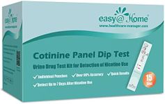 Easy@Home Nicotine Urine Test Strips Sensitive Rapid Testing Kit Detection 200 ng/mL Pack of 15#ECOT-114