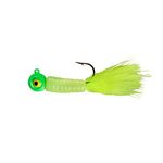 Lindy Fuzz-E Grub Jigs - Chartreuse Shad - 2 in - 1/4 oz