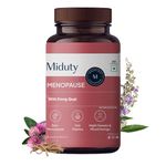 Miduty by Palak Notes Menopause Health Supplement - Hormonal Imbalance - Night Sweating - Mood Swings - Bone health - Helps in PMS symptoms - 60 Capsules