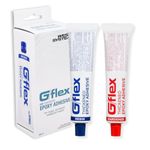 WEST SYSTEM G/flex 655-8 Two Part Epoxy Glue Tube - Heavy Duty High Strength Adhesive Pack, Glue for Plastic, Metal, Wood, Ceramic - for DIY Projects, Boat & Marine Repair