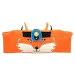 Sun Company WildLight Headband Headlamp - Fleece Headband with Bright LED Head Lamp for Kids | Fun Toy Headlight for Camping, Hiking, and Exploring (Fox)