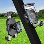 Roykaw Golf Cart Magnetic Phone Holder Mount Compatible with EZGO/Club Car/Yamaha Square Tube Frame Golf Cart, Compatible with iPhone/Galaxy/Google Pixel,360°Rotatable, One-Handed Pick & Place