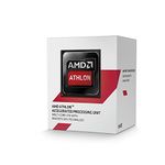 AMD APU Athlon 5350 Quad Core Processor (Socket AM1, 2.05GHz, 2MB, 25W, AMD Radeon 3, AD5350JAHMBOX, Advanced Vector Extensions, Virtualization Technology)