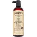 PURA D'OR Professional Grade Thickening Shampoo Clinically Tested Hair Thinning Therapy Super Concentrated for Maximum Results, Sulfate Free Natural & Organic Ingredients, Men & Women, 473 ml