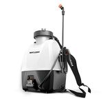 WECLEAN 15L Electric 18V Lithium Cordless Battery Garden Sprayer,Disinfection and Agriculture Pest Control Weed Sprayers with Detachable Lithium Battery for Garden Watering