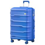 MGOB Large Suitcase, Hard Shell Trolley Travel Suitcases with Spinner Wheels, Lightweight Luggage, TSA Approved, 75x49x31CM Suitcase, Polypropylene(PP), 28 Inch