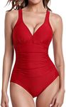 Derssity Ruched Tummy Control One P