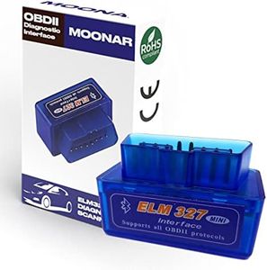 Mini ELM327 Interfaz Bluetooth OBD-II OBD2 Auto coche herramienta de análisis de diagnóstico de Cable eléctrico, Windows, Android, Linux"