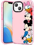 Qerrassa Disini Family Case for iPhone 14 Plus 6.7'' Cute Cartoon Character Kawaii Soft TPU Cover for Girly Girls Kids Boys Phone Cases Funny Pattern Fashion Protective Case for iPhone 14 Plus 6.7''