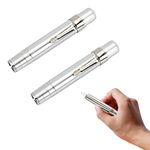 YUATCYA 2 PCS Chalk Holder for Teachers Chalk Clip Aluminum Alloy Chalk Stick Keeper for Wall Office Chalkboard Painting Writing