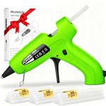 RUNSAI Hot Glue Gun for Crafting, Mini Hot Melt Glue Gun Kit with 30pcs 7mm Sticks, Rapid Heating/Anti Drip for Arts Floristry School Crafts DIY Home Repair, for Both Adults Kids -Professional 30W