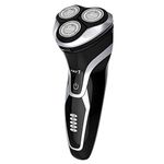 Electric Shaver for Men by MAX-T Series 3D ProSkin Rechargeable Wet Dry Electric Razor, Washable, Skin Protection, Cordless, Black