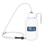 FIRSTINFO 33 Oz (1 Liter) Capacity Brake Service Brake Fluid Bleeder Bottle/Receiver with Non-Return Check Valve + Hook Fixed