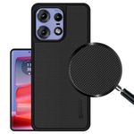 VIDO Super Frosted Raised Camera Protect Soft Back Case Cover for Motorola Moto Edge 50 Pro 5G