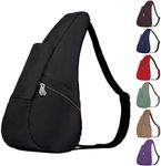 AmeriBag Classic Healthy Back Bag Tote Microfiber Small (Black)