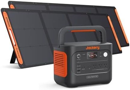 Jackery Solar Generator 1000 v2 with 2 * 200W Solar Panels, 1070Wh LiFePO4 Portable Power Station, 1500W AC Output, 1hr Fast Charge, Backup Power for Outdoor Camping, RV, Off-Grid & Emergency