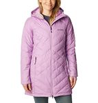 Columbia Women's Heavenly Long Hooded Jacket, Gumdrop, 1X