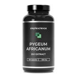 PYGEUM AFRICANUM 4,000MG Equivalent | 120 Capsules | 200MG of 20:1 Extract | 13% phytosterols | Lab Tested | Prostate Health Supplement | 100% Natural and Non-GMO