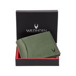 WildHorn Wildhorn India Oliver Green Leather Men's Wallet (WH7311GREEN)